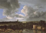 Jacob van Ruisdael, A Landscape with a Ruined Castle and a Church
